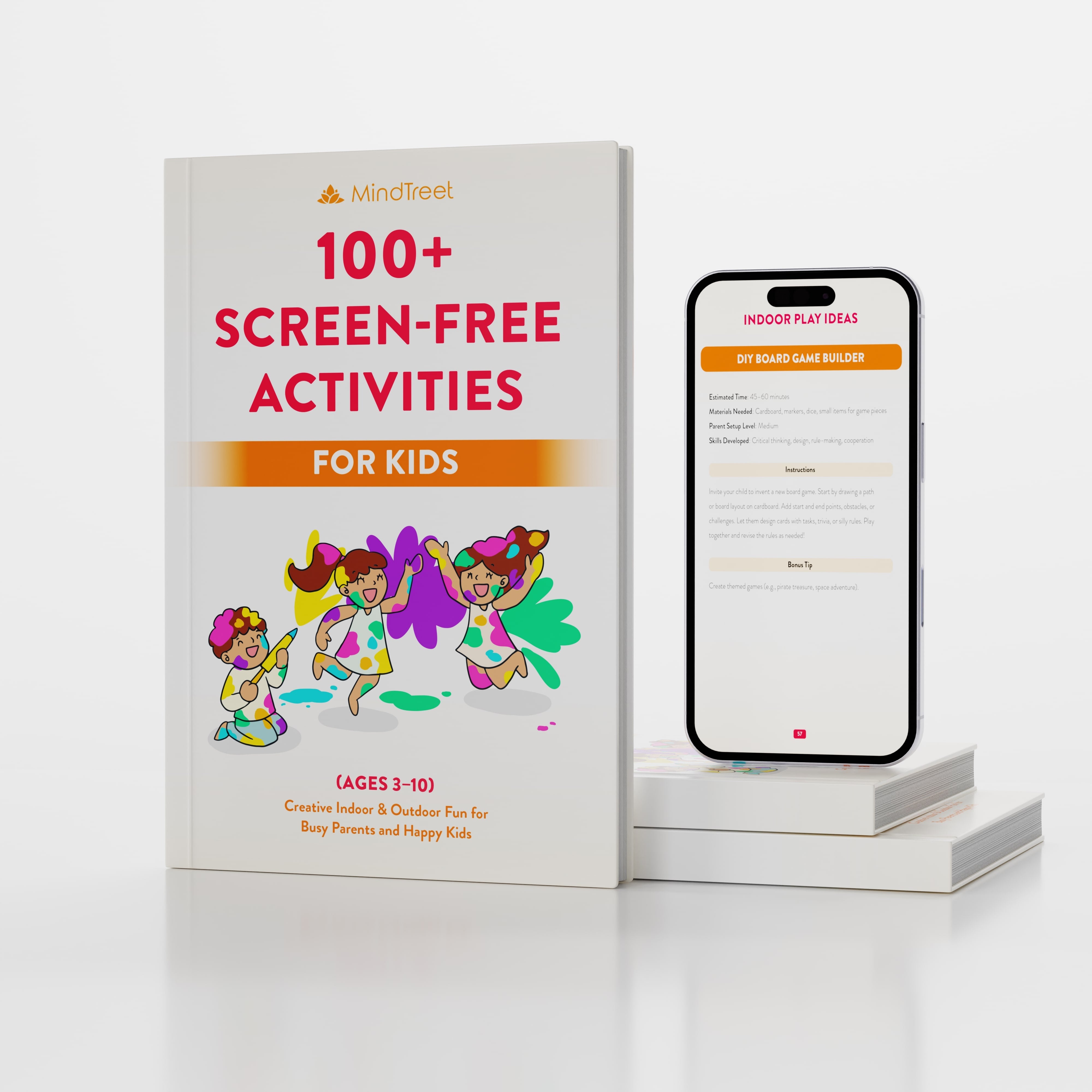 MindTreet: 100+ Screen-Free Activities For Kids (Ages 3-10)